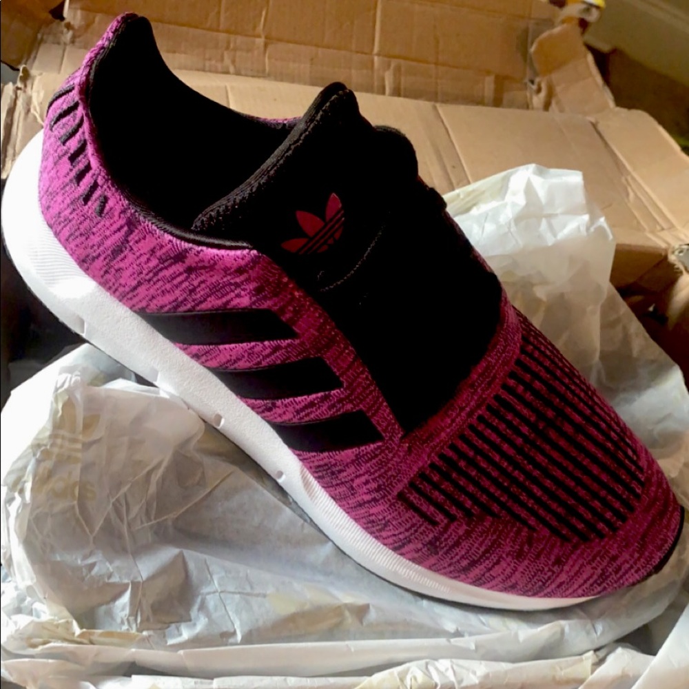 Adidas big kids swift run sneakers.